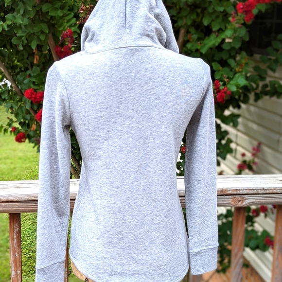 Justice heather grey fleece hoodie. NWOT. Size 12 - Picture 3 of 8